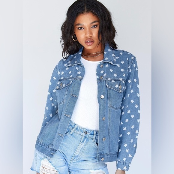 Princess Polly Jackets & Blazers - New with tags Princess Polly Superstar Denim Jacket